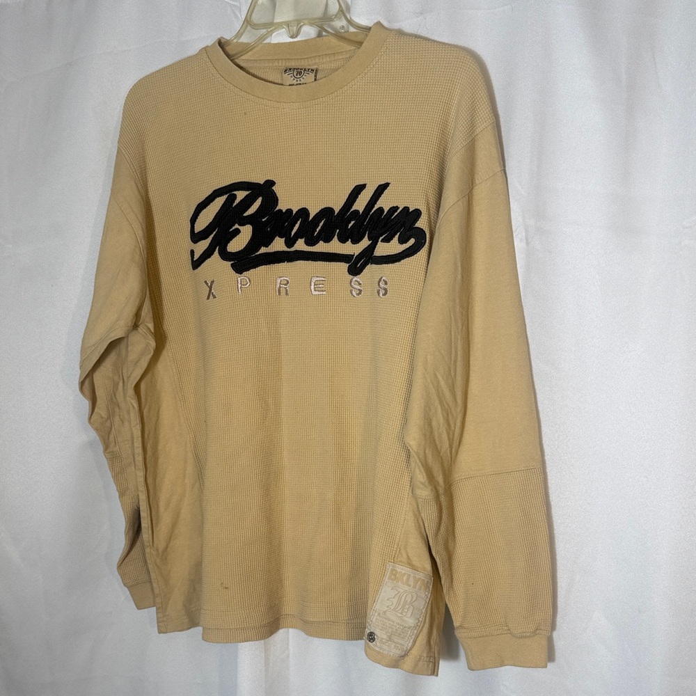 Brooklyn Xpress Tan Long Sleeve Shirt